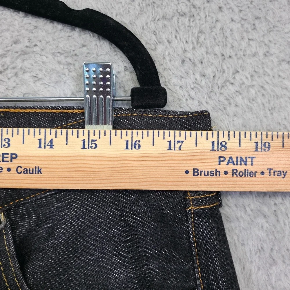 Levis 501 Jeans Mens 38x32‎ Black Straight Original Fit Button Fly Denim 36x28